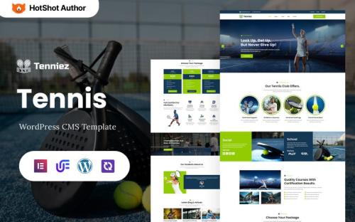 Tenniez - Tennis And Sports Club WordPress Elementor Theme theme free